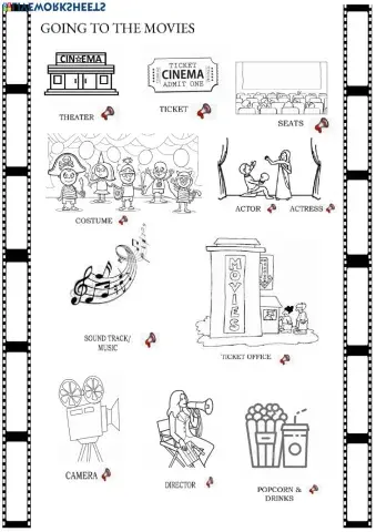 Speaking Practice Cinema Vocabulary 