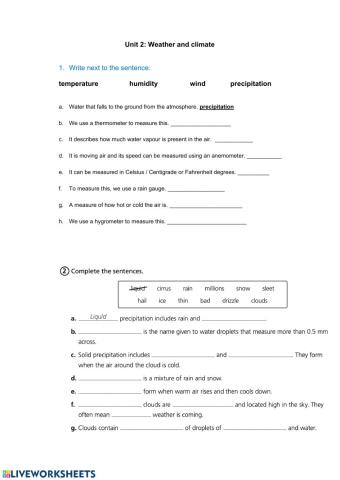 Weather and climate review