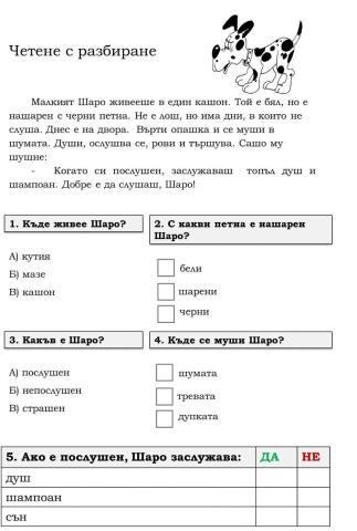 Еленка Бойчинова | LiveWorksheets