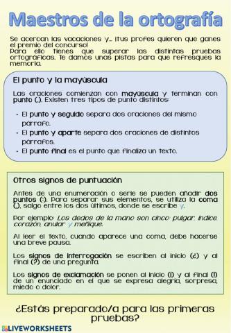 Maestros de la ortografía