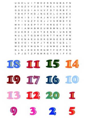 Numbers 1-20
