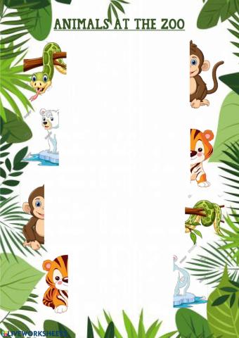 Animals at the Zoo