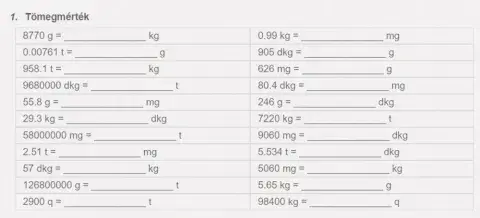 Mertekegyseg számolas