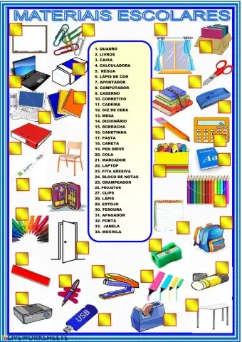 Materiais escolares e outros