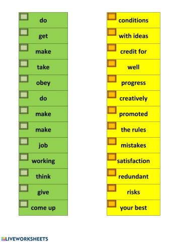 Collocations