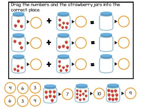 Strawberry addition jars