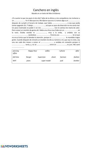 Palabras en ingles usadas en español