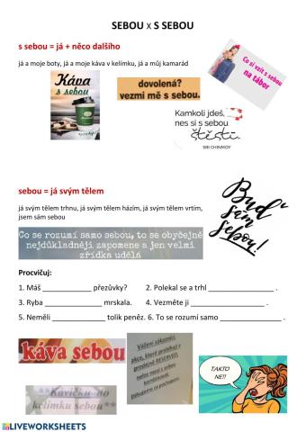 S sebou x sebou