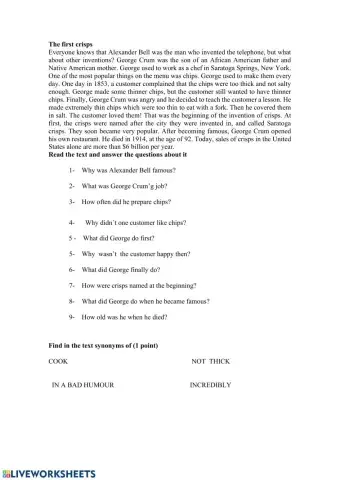 Reading: The invention of chips