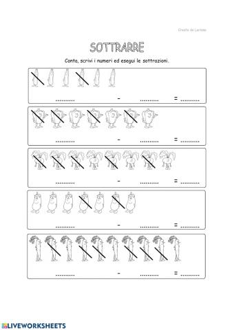 Sottrazioni
