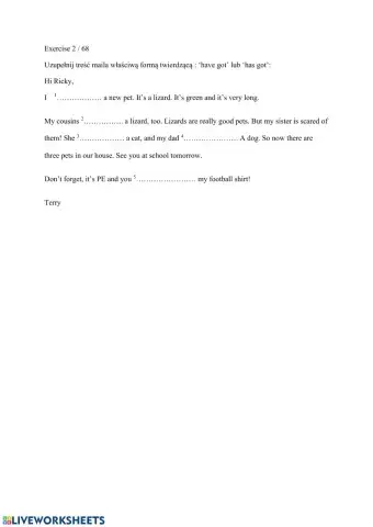 Steps Plus kl. 4 have got - ex. 2- 68