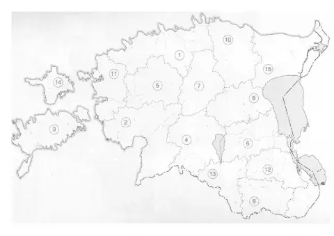 Maakonnad ja nende keskused