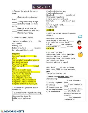 New Rules (Listening Practice)