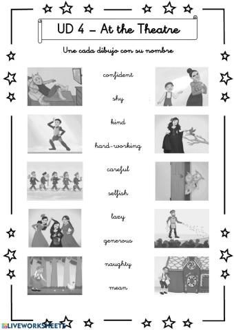At the Theatre - 6º UD 4 - 1ª Ficha