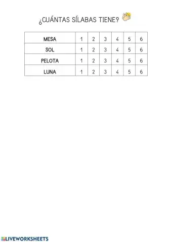 Conciencia silábica