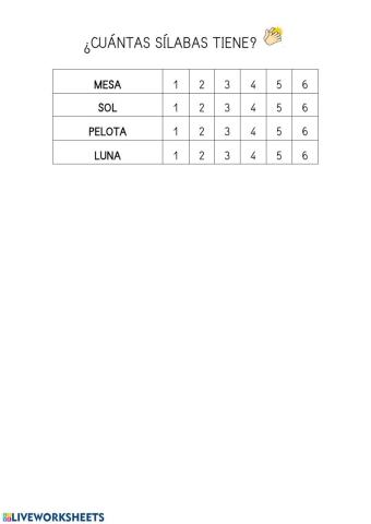 Conciencia silábica