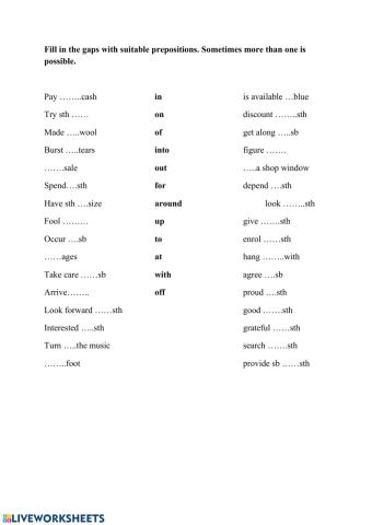 ILE 7 UNIT 15  phrases with prepositions