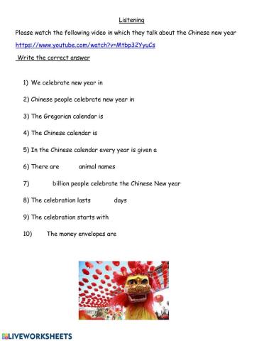 Chinese new year