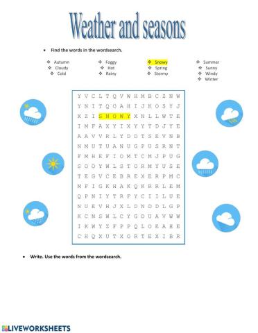 Weather and Seasons