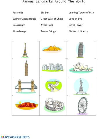 The Landmarks Around The World