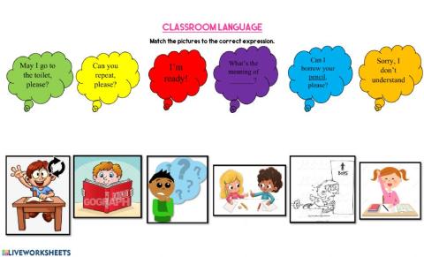 Classroom Language Expressions