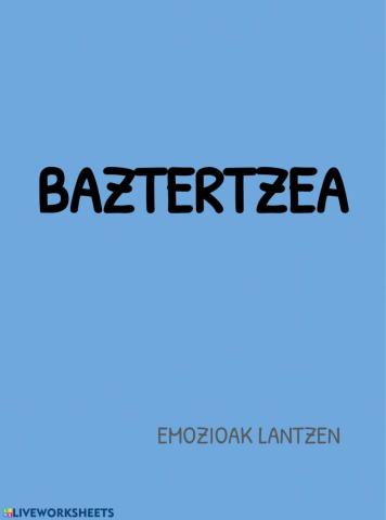 Baztertzea