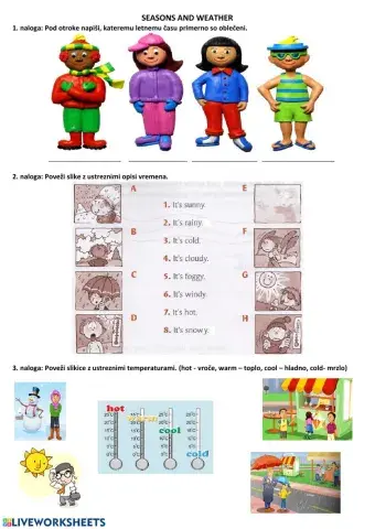 Letni časi in vreme