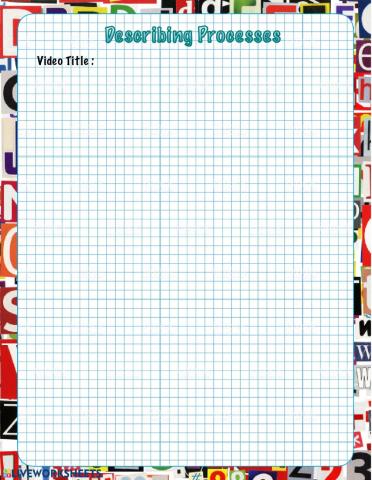Describing Processes