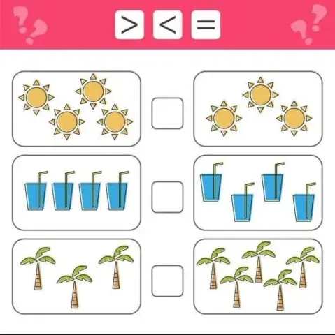 Equal,less and greater than symbols