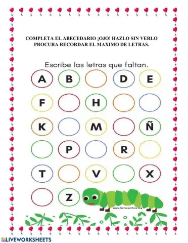 Aprendamos nuestro abecedario