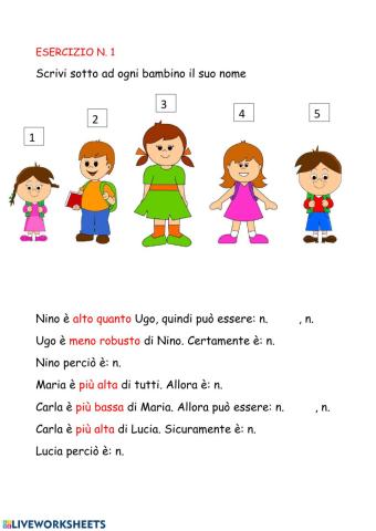 gradi dell'aggettivo