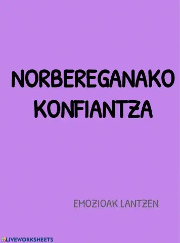 Norbereganako konfiantza