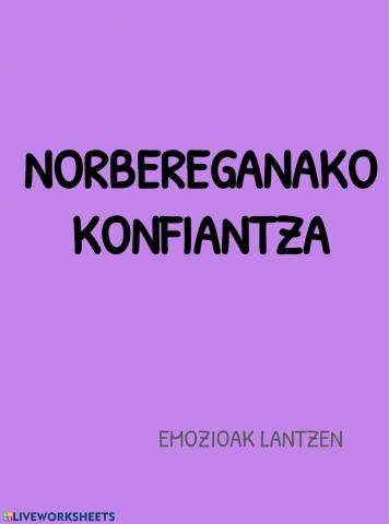 Norbereganako konfiantza