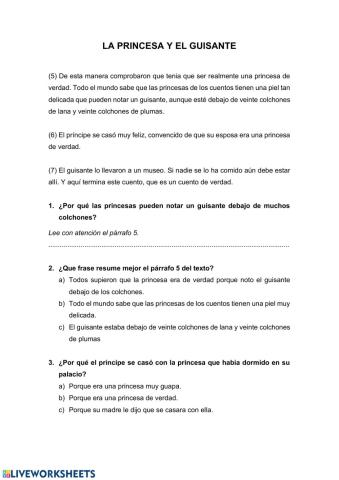 la princesa y el guisante 3