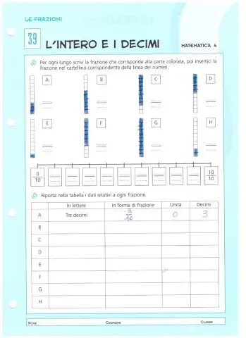 Frazioni decimali-decimi