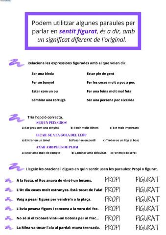 Sentit propi i sentit figurat