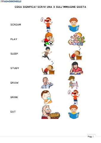 Le azioni giornaliere