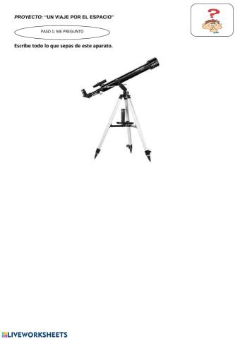 El espacio: conocimientos previos