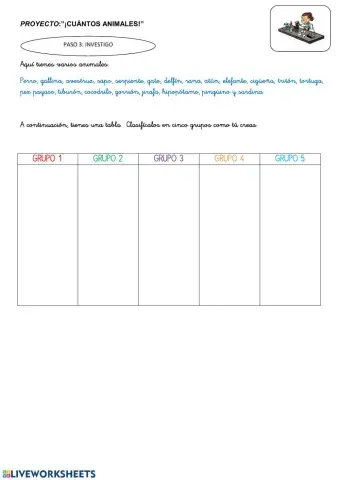 Clasificación vertebrados