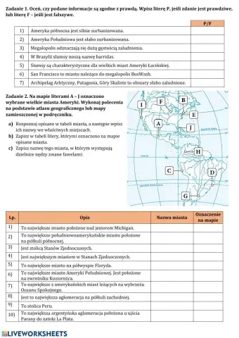 Urbanizacja w Ameryce