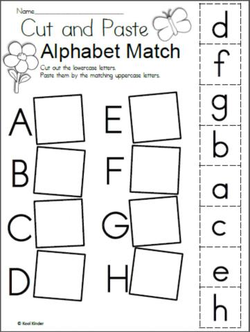 Alphabet matching