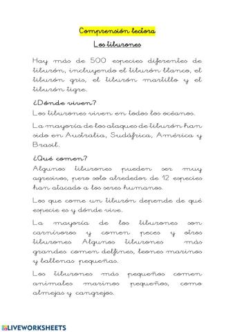 Comprensión lectora