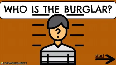 Crime vocabulary challenge