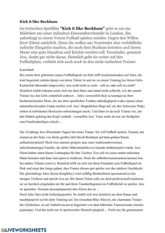 Kick it like Beckham