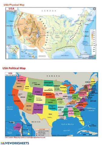 Physical and Political Maps