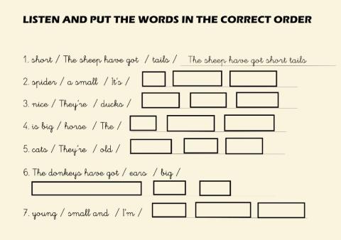 Complete the sentences