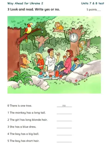 Way ahead 2 Units 7-8 test