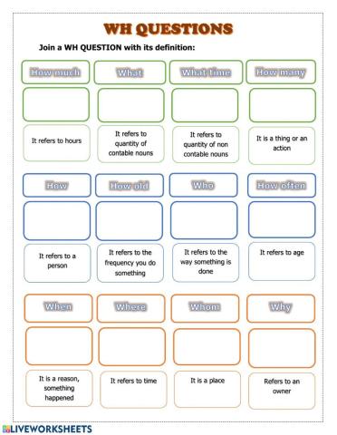 Wh questions