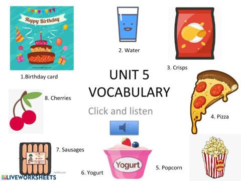2º Unit 5 vocab presentation