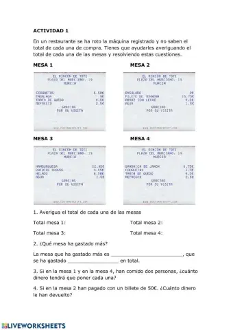 Problemas con dinero